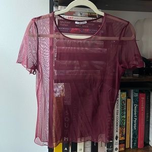 The Great Eros Canova Sheer Baby Tee